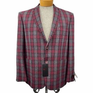 Mens 46 Reg Slim Zenbriele Wool Blazer